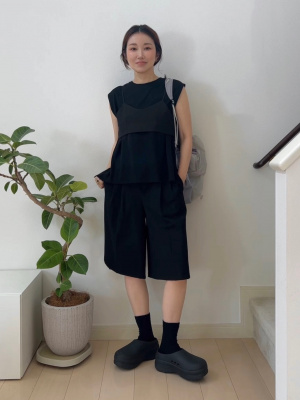 GU公式 | バミューダショートパンツ(レディース)