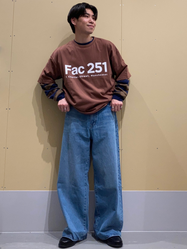 Wide Straight Slacks/MN、Faux Leather Zip Jacket/MN」的穿搭靈感｜GU