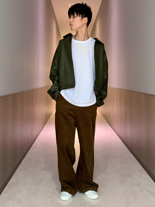 Washable Knitted Polo Shirt/Halfslv、Faux Leather Sneakers/MN」的