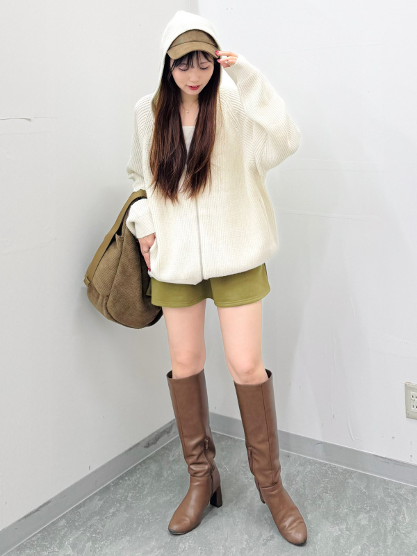 Cotton Crew Neck T-Shirt、Rib Stitched Knitted Full-Zip Hoodie/MN