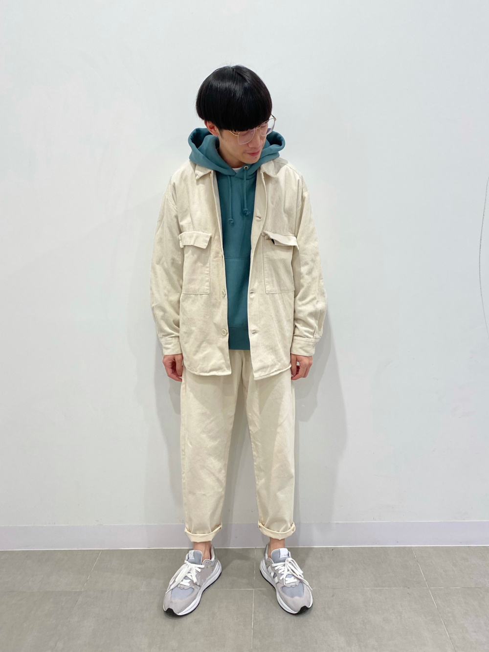 コーデュロイシェフジャケット(セットアップ可能)、デニムシェフ