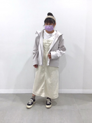 チャーたん　1223 GU公式 | コーデュロイジャンパースカートOSB+EC