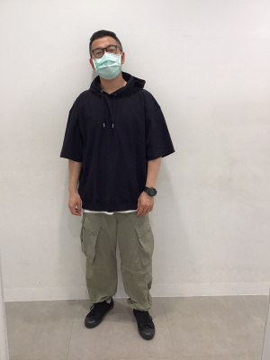 GU公式 | スウェTパーカ(5分袖)