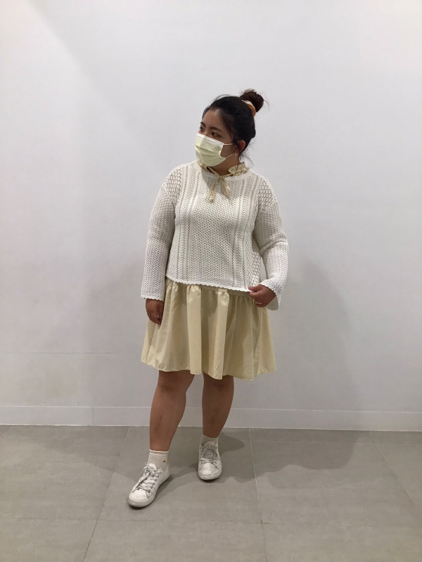 女裝荷葉領拼接蛋糕連身裙(7分袖)(附襯褲) | UQ 搜尋 女裝荷葉領拼接蛋糕連身裙(7分袖)(附襯褲) | UQ 搜尋