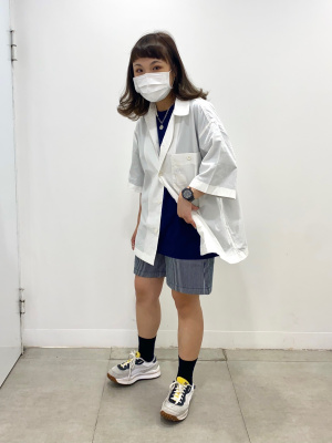 GU公式 | シェフショーツ(ヒッコリー)
