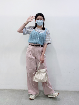 CHANEL WOOL&lane レーシーニットキャミソール 40 GU公式 | レーシーニットキャミソールYG+X