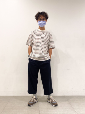 GU メンズパンツ GU公式 | ワイドイージークロップドパンツ