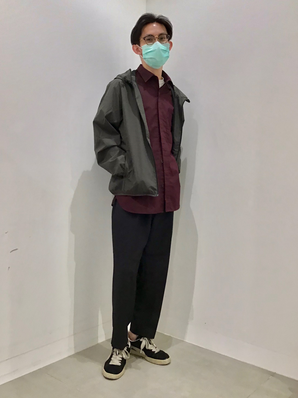 ドライワイドテーパードイージーアンクルパンツ(セットアップ可能)」の