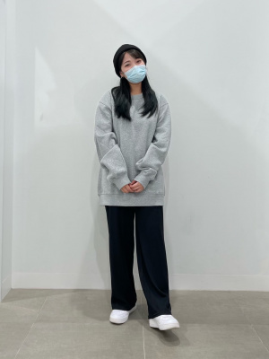 GU公式 | リブイージーワイドパンツ