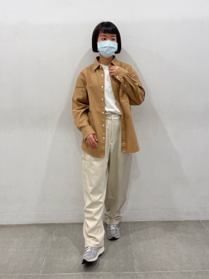 ✴︎トイ✴︎ GU公式 | フランネルリラックスフィットシャツ(長袖)+E