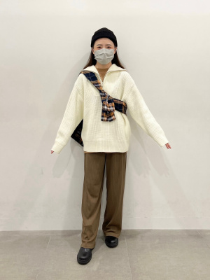 GU公式 | フランネルリラックスフィットシャツ(長袖)(チェック4)