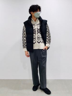 GU公式 | ノルディックニットブルゾン(長袖)YT+E