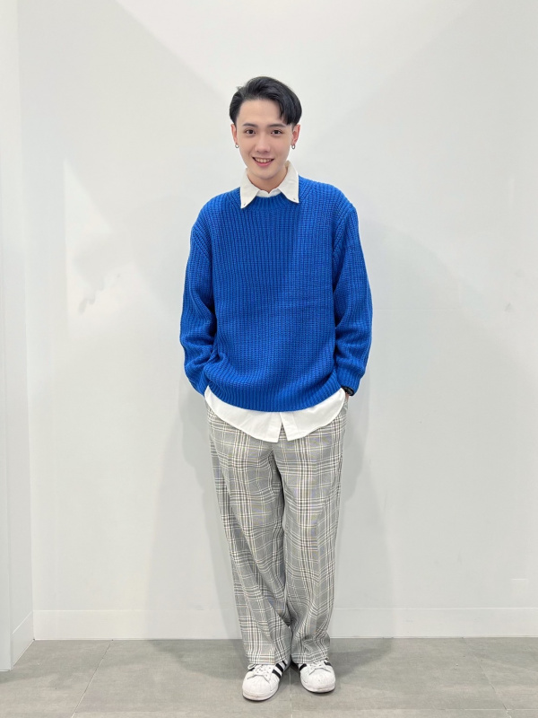 ツイルオーバーサイズシャツ(長袖)（メンズ）の着用コーディネート一覧