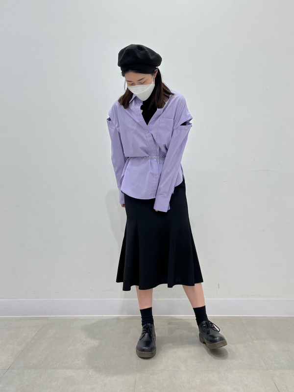 カットソーマーメイドミディスカート+EC(丈短め77.0～81.0cm