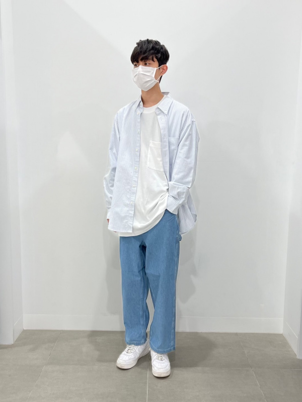 レジラムEX 230 水タイプ GU公式 | オックスフォードシャツ(長袖)(ストライプ)