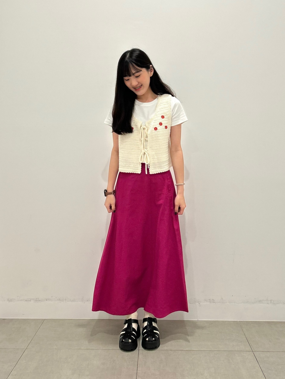 サイドラインパンツ beautiful people (セットアップ可能)、ソックス 