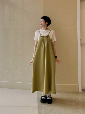 GU公式 | TシャツセットキャミソールワンピースOSB+EC