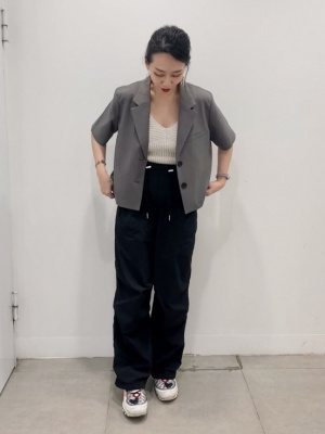 GU公式 | ベイカーワイドパンツYT+E