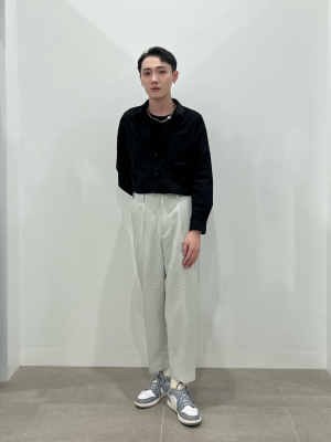 GU公式 | カラークロップドシャツ(長袖)