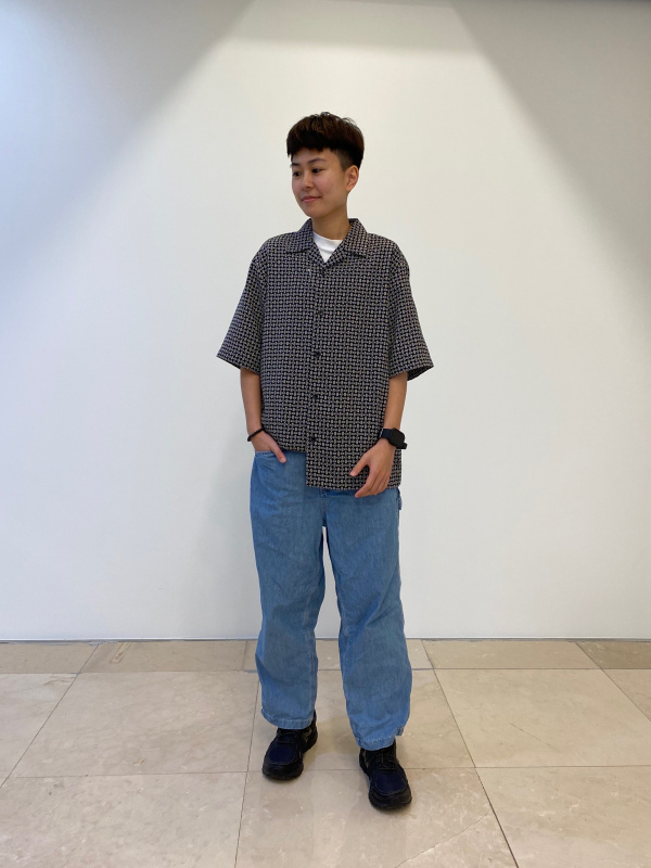 ライトデニムペインターイージーアンクルパンツ(セットアップ可能