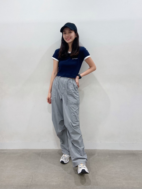 ハーフスリーブクロップドジャケット(セットアップ可能)、リブニット 