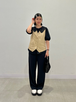 GU - ゆりりん様  新品未使用GU バンダナプリントブラウス XXL 黒 大きいサイズ GU(ジーユー)の「プリントパンツ(バンダナ)Q」 - PARTE