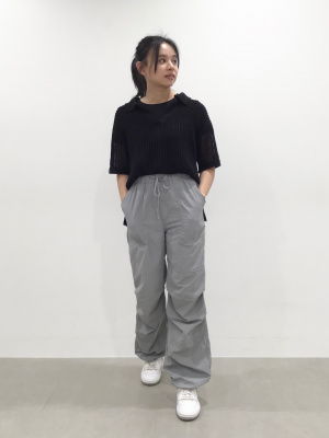 GU公式 | メッシュスキッパーポロセーター(半袖)(セットアップ可能)