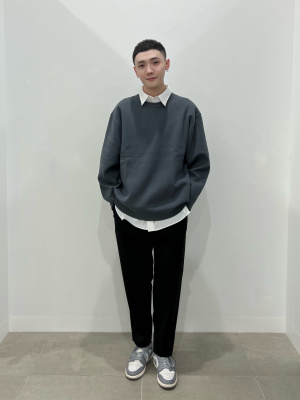 GU公式 | ブロードオーバーサイズシャツ(5分袖)+E