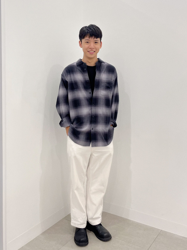 デニムオーバーサイズジャケット(セットアップ可能)、オーバーサイズ