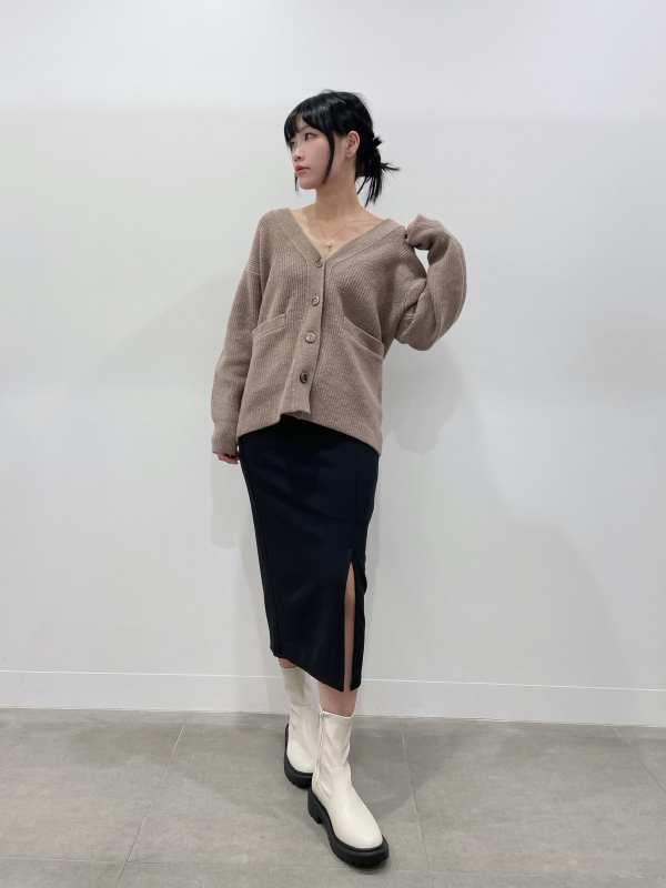 カットソーナローミディスカート+EC(丈短め76.0～80.0cm)（レディース