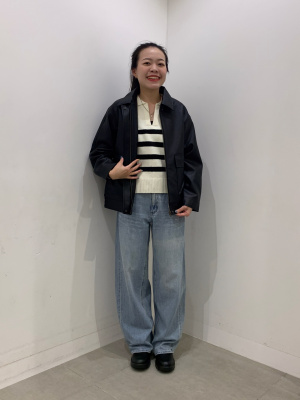 GU公式 | フェイクレザーオーバーサイズジャケット