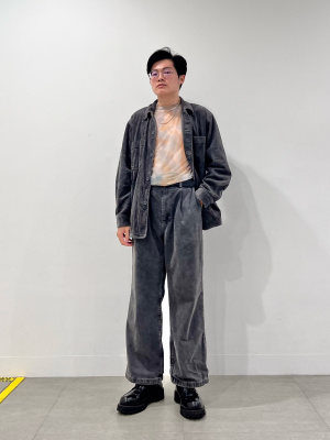 GU公式 | デニムバギースラックス(丈標準69.0～73.0cm)