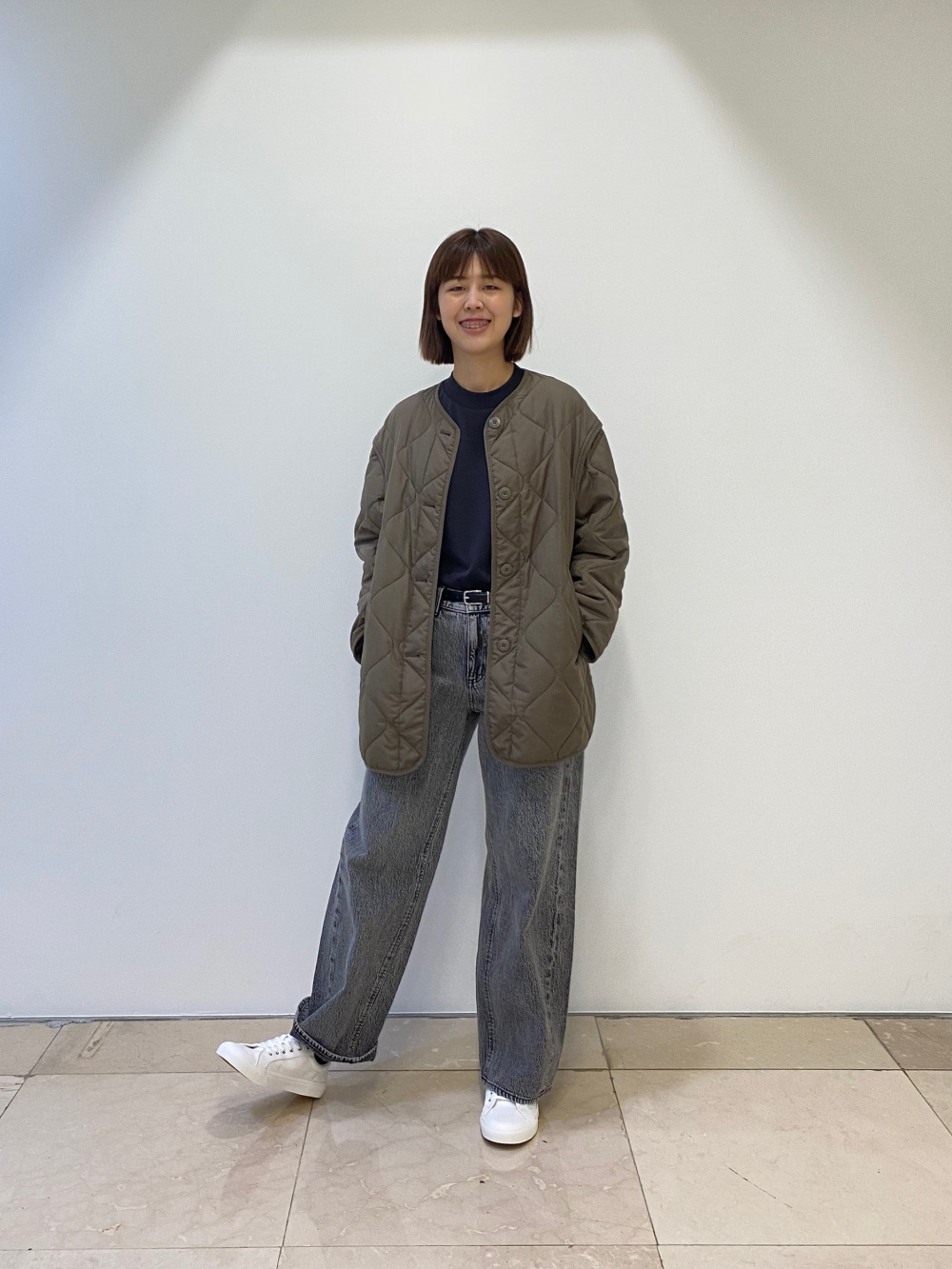 グラフィックT(5分袖)(ロゴ) beautiful people、デニムショップ