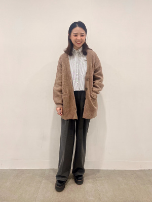 ja　陶肌 洗える】CANCLINI クロップド テントライン シャツ / 23区