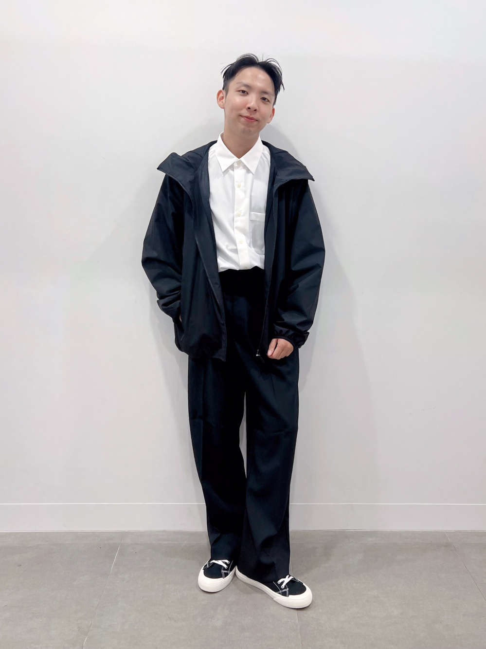 ワッフルニットプルオーバー(長袖) beautiful people、裏ボアトラック