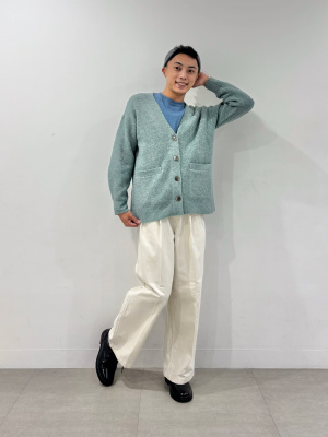 GU公式 | パフィータッチオーバーサイズカーディガン(長袖)