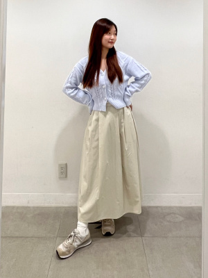 GU公式 | ビジューボタンケーブルカーディガン(長袖)