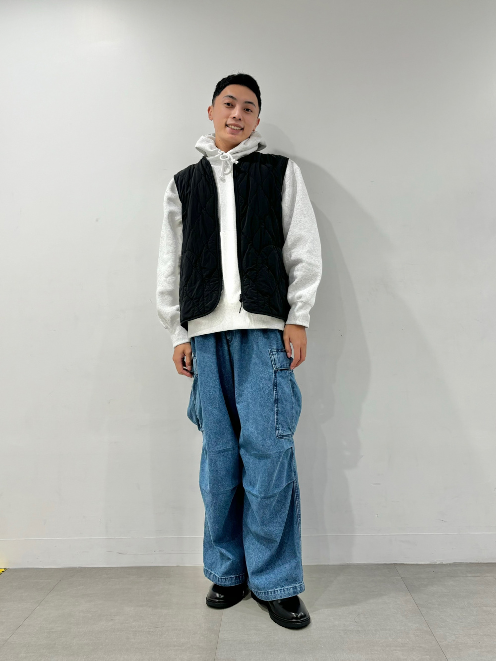 【セットアップ】ハンティングベスト + ヘビーウェイトスウェット パーカー XL ヘビーウェイトスウェットパーカ(長袖)(セットアップ可能)、ヒートパ