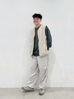 GOWEST ネイビー キルティング ベスト L 楽天市場】キルティング ベスト（カラーネイビー）（メンズ
