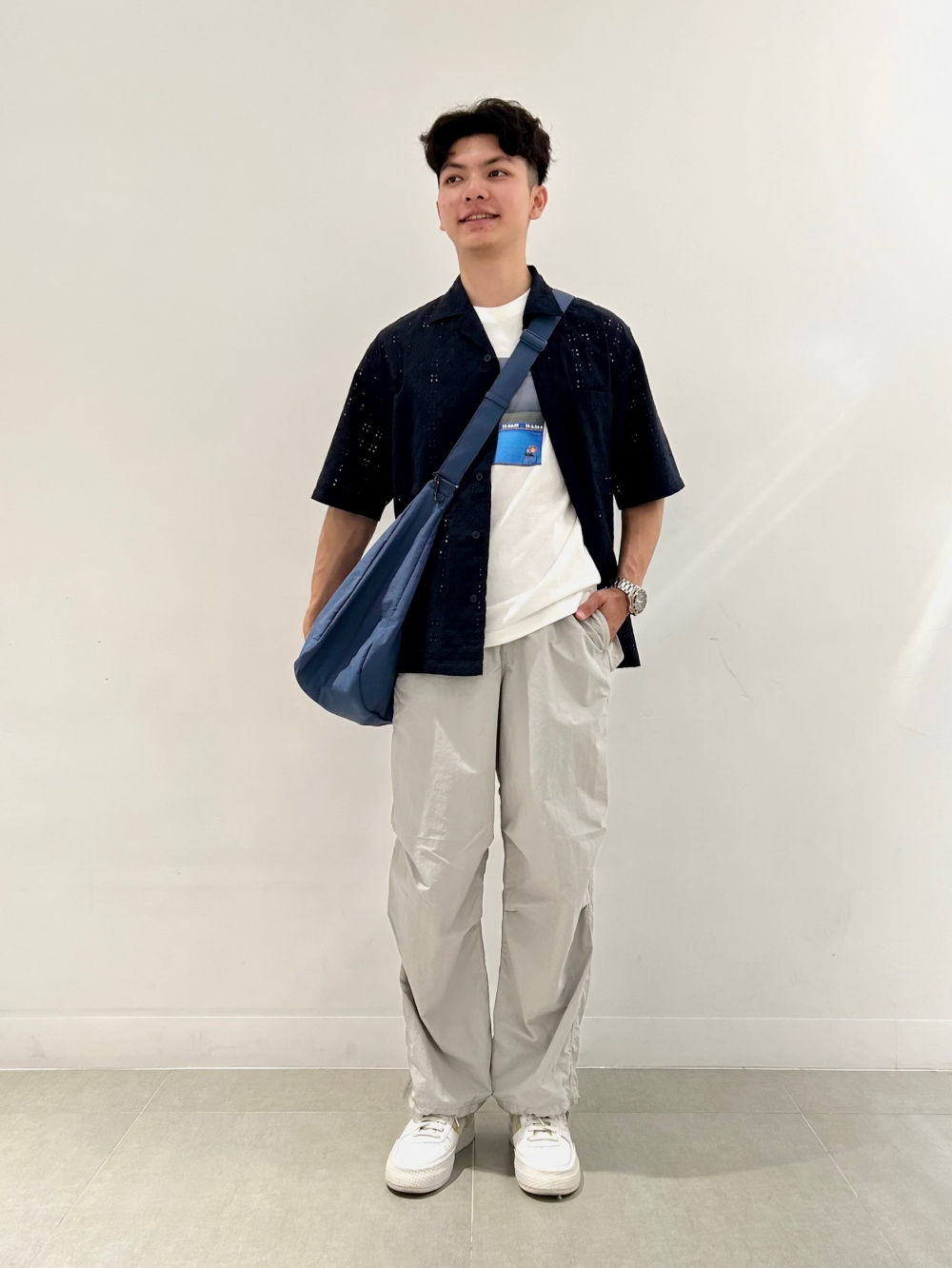 グラフィックT(半袖) MUSIC(Blur) 2、エンブロイダリーオープン