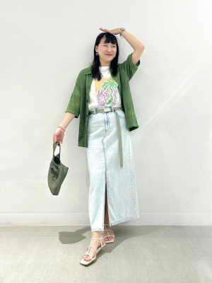 その他 gu- GU公式 | コットンミニT(半袖)OSA+EC(丈短め41.5cm～48.0cm)