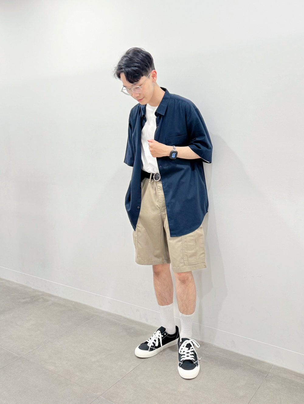 もこページ ジュニア 真っ白スニーカー P.B.BRIDGE コウセキ JR6252-6310