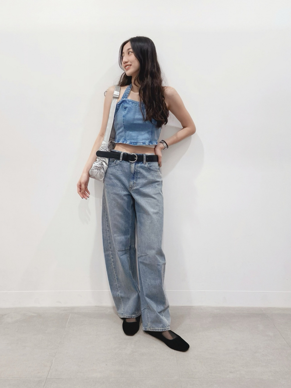 LASUD｜フロントジップデニムビスチェ | Rakuten Fashion(楽天