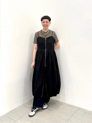 GU公式 | シアーギャザーT(半袖)Q