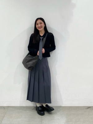 GU公式 | メッシュポロカーディガン(長袖)Q