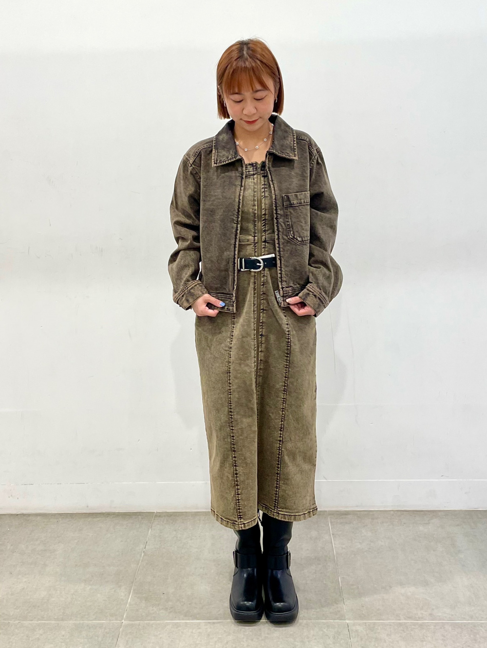 フロントジップデニム フロントジップ デニム フロントZIPデニムパンツ（デニムパンツ）｜Three Four Time（スリー