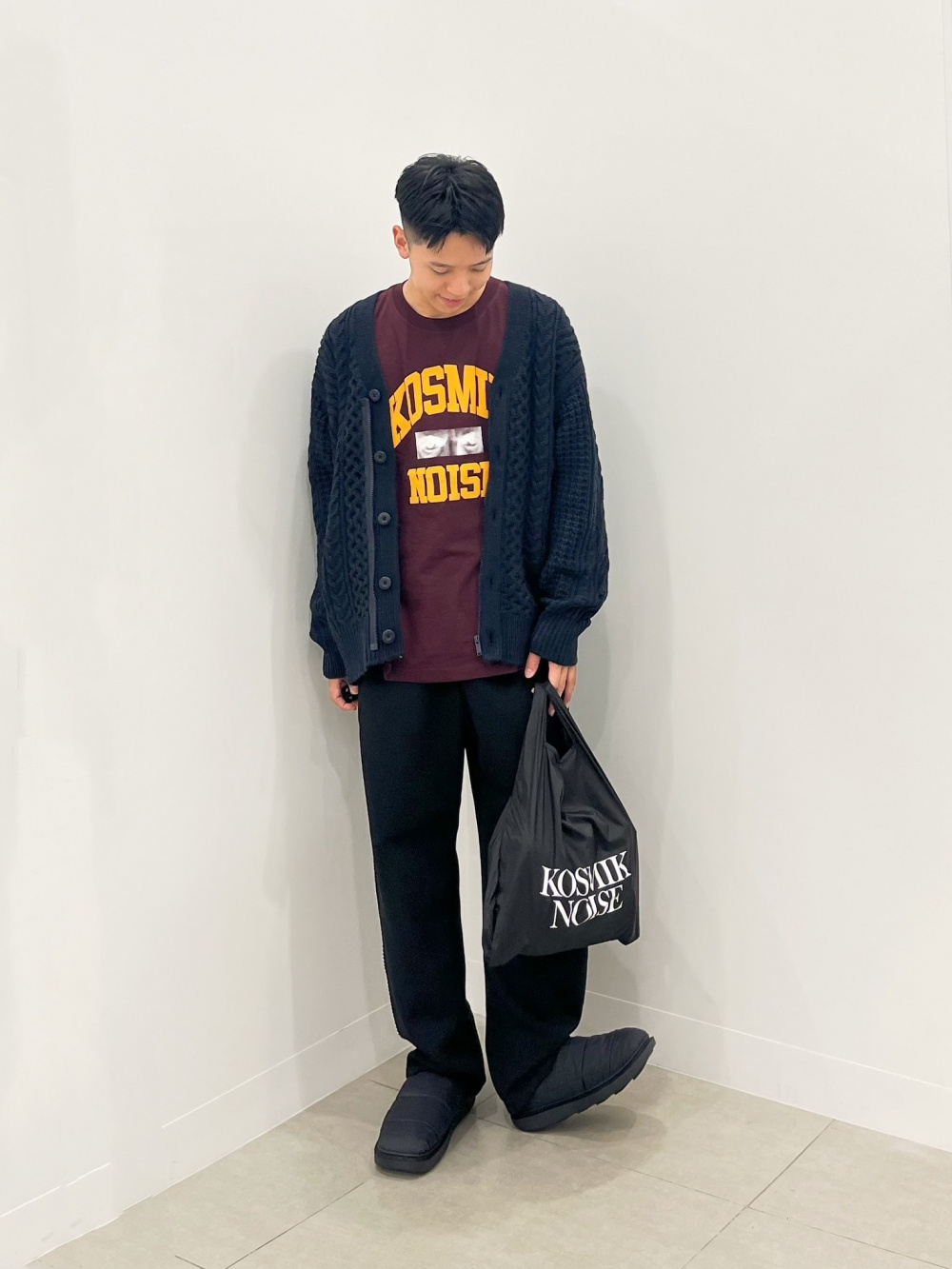 ケーブルカーディガン UNDERCOVER、デニムコンバーチブルワイドカーゴ