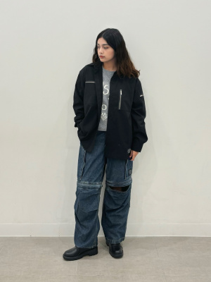 GU公式 | ジップポケットシャツ UNDERCOVER(セットアップ可能)