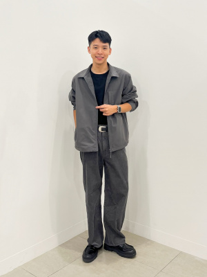 GU公式 | ジップアップユーティリティシャツ(セットアップ可能)