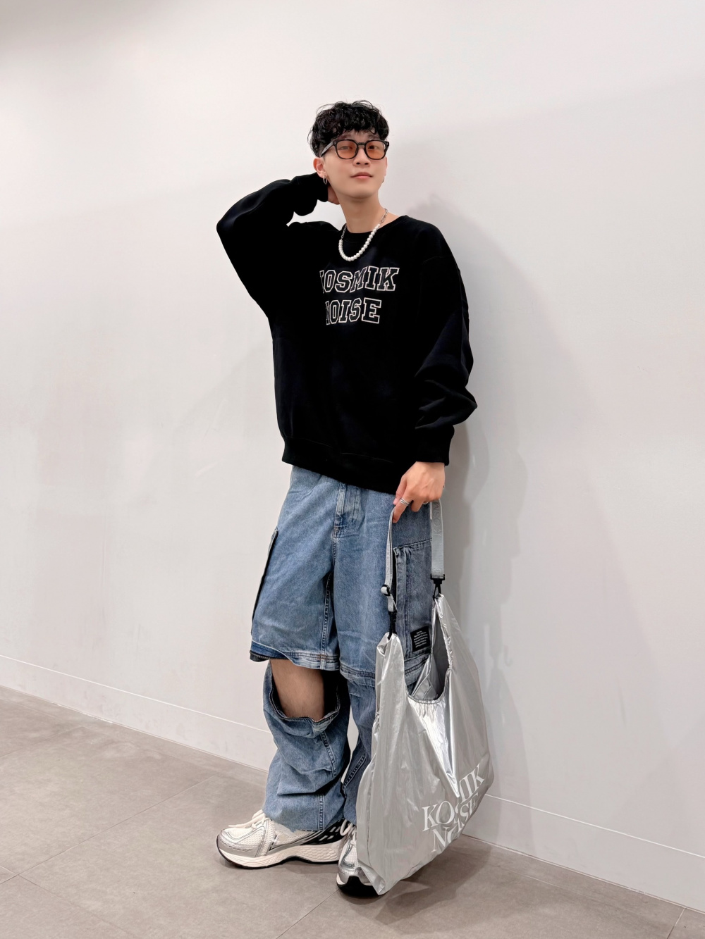 ケーブルカーディガン UNDERCOVER、デニムコンバーチブルワイド ケーブルカーディガン UNDERCOVER、デニムコンバーチブルワイド